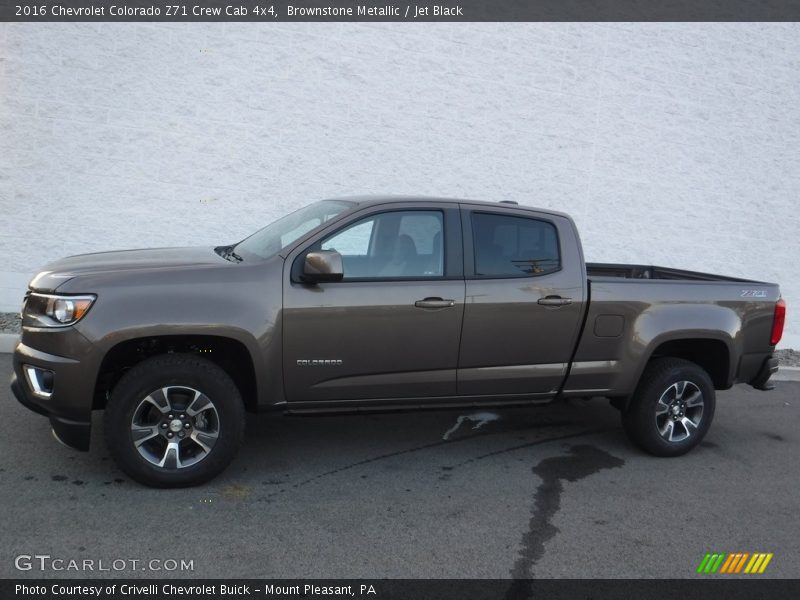Brownstone Metallic / Jet Black 2016 Chevrolet Colorado Z71 Crew Cab 4x4