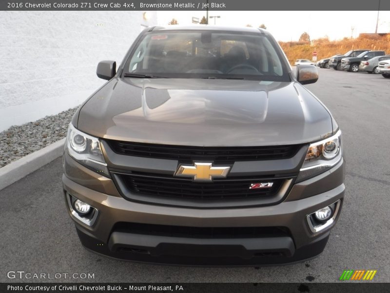 Brownstone Metallic / Jet Black 2016 Chevrolet Colorado Z71 Crew Cab 4x4