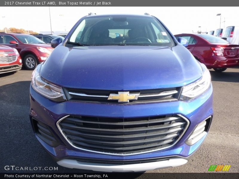 Blue Topaz Metallic / Jet Black 2017 Chevrolet Trax LT AWD