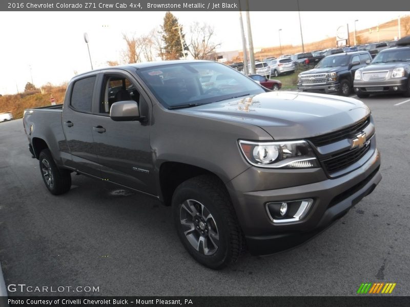 Brownstone Metallic / Jet Black 2016 Chevrolet Colorado Z71 Crew Cab 4x4