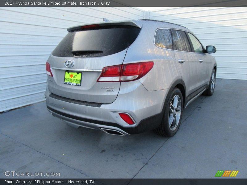 Iron Frost / Gray 2017 Hyundai Santa Fe Limited Ultimate