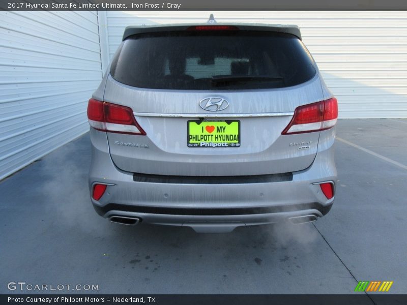 Iron Frost / Gray 2017 Hyundai Santa Fe Limited Ultimate