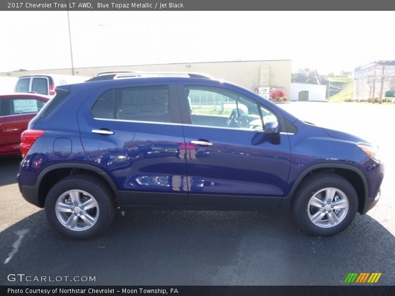 Blue Topaz Metallic / Jet Black 2017 Chevrolet Trax LT AWD