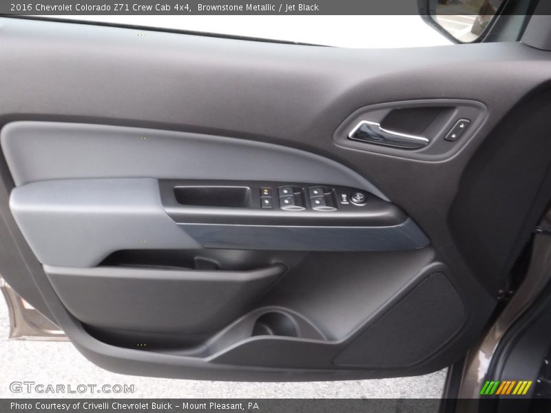Brownstone Metallic / Jet Black 2016 Chevrolet Colorado Z71 Crew Cab 4x4