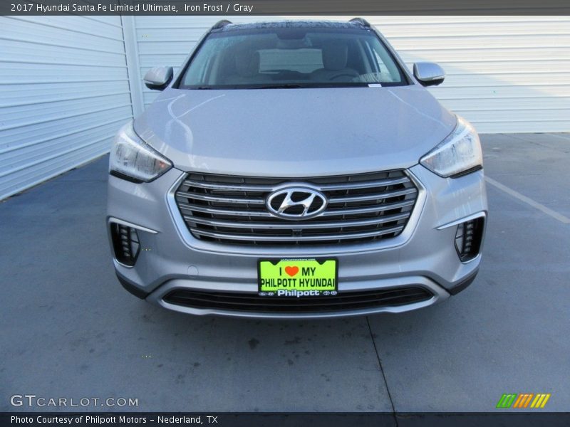 Iron Frost / Gray 2017 Hyundai Santa Fe Limited Ultimate