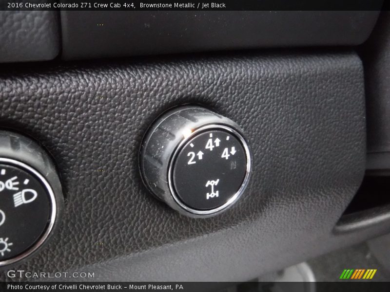 Brownstone Metallic / Jet Black 2016 Chevrolet Colorado Z71 Crew Cab 4x4