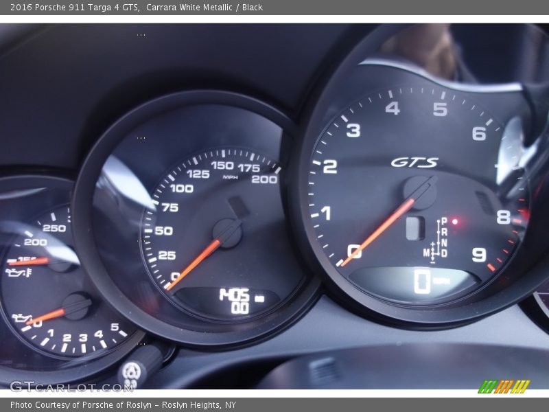 Carrara White Metallic / Black 2016 Porsche 911 Targa 4 GTS