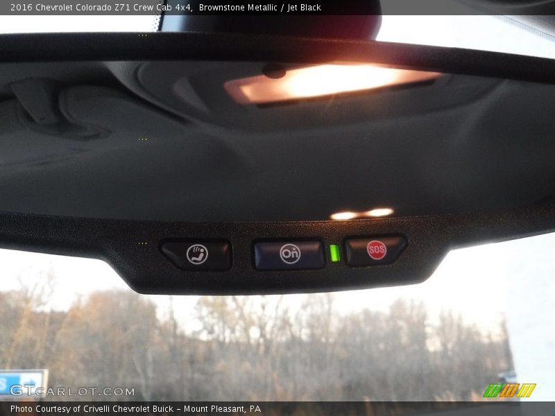 Brownstone Metallic / Jet Black 2016 Chevrolet Colorado Z71 Crew Cab 4x4