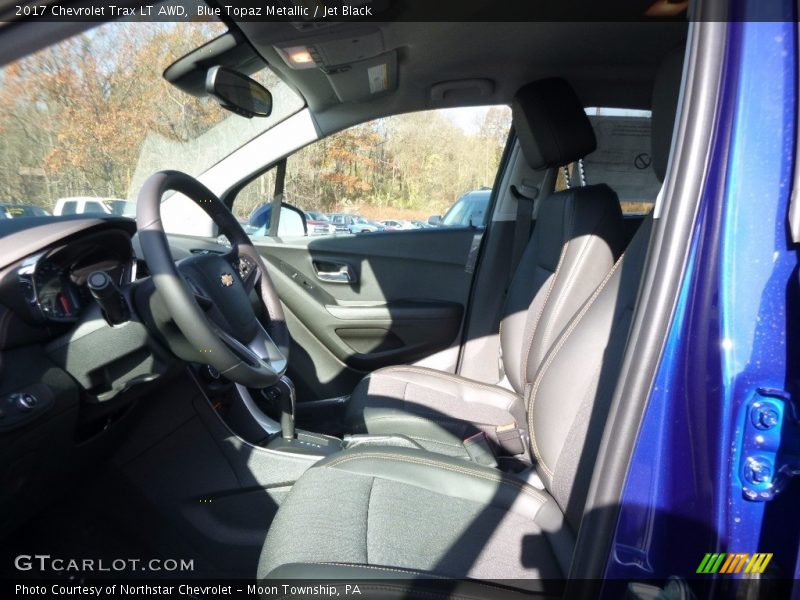 Blue Topaz Metallic / Jet Black 2017 Chevrolet Trax LT AWD