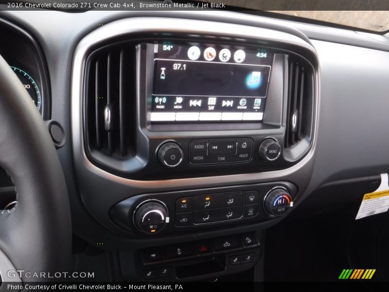 Brownstone Metallic / Jet Black 2016 Chevrolet Colorado Z71 Crew Cab 4x4