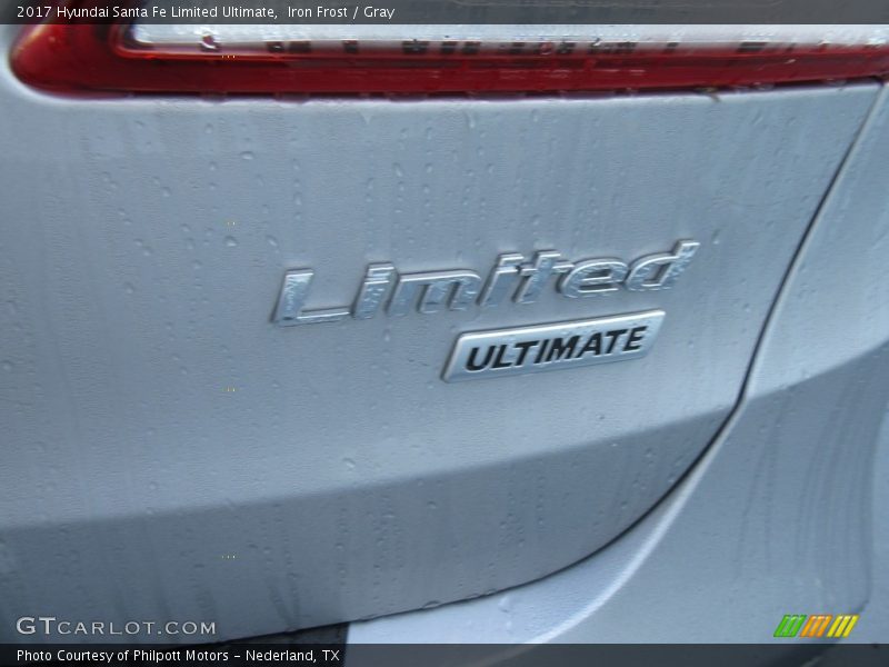 Iron Frost / Gray 2017 Hyundai Santa Fe Limited Ultimate