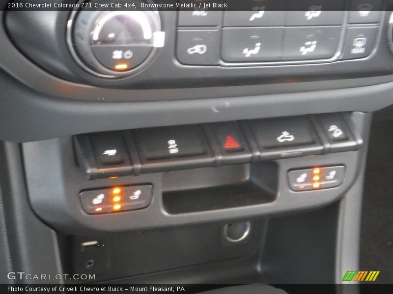Brownstone Metallic / Jet Black 2016 Chevrolet Colorado Z71 Crew Cab 4x4