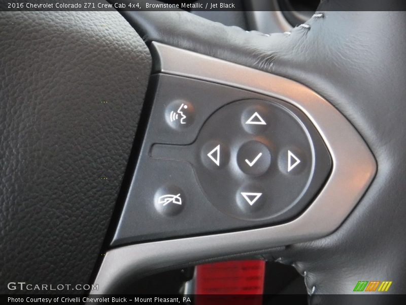Brownstone Metallic / Jet Black 2016 Chevrolet Colorado Z71 Crew Cab 4x4