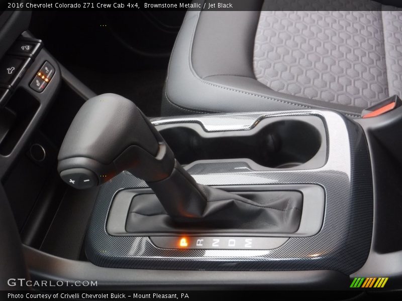 Brownstone Metallic / Jet Black 2016 Chevrolet Colorado Z71 Crew Cab 4x4
