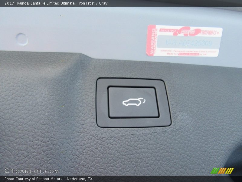 Iron Frost / Gray 2017 Hyundai Santa Fe Limited Ultimate