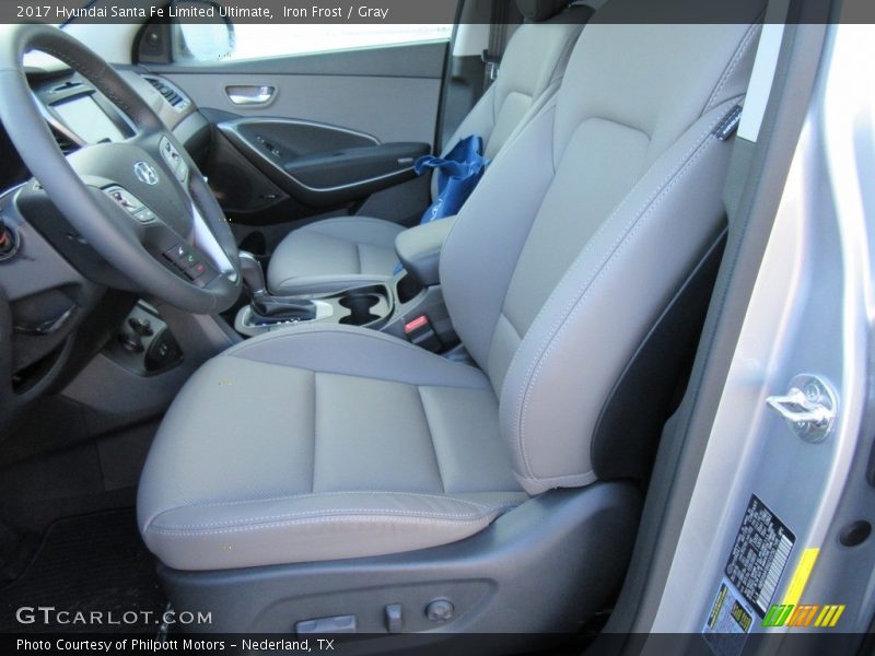 Iron Frost / Gray 2017 Hyundai Santa Fe Limited Ultimate