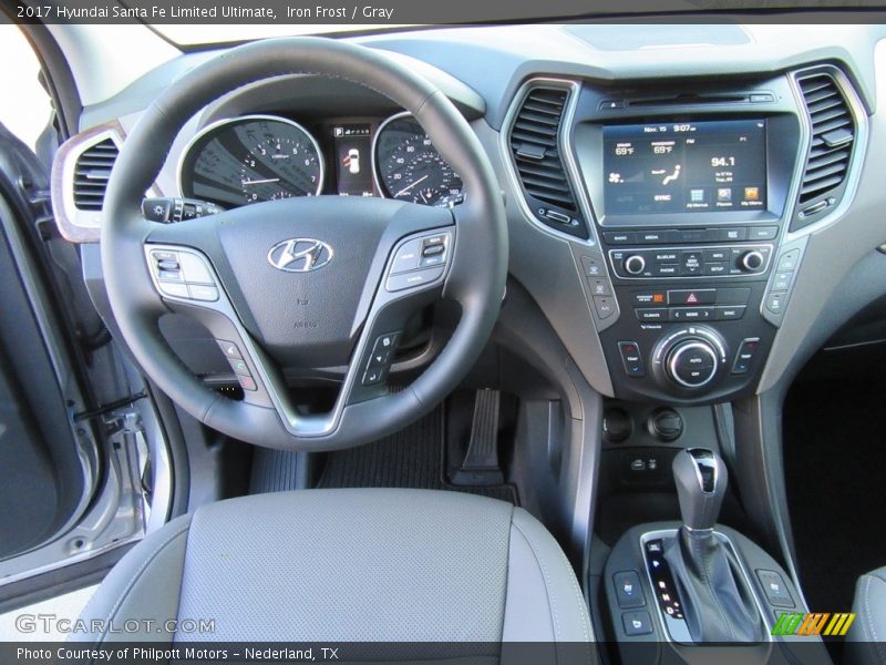 Iron Frost / Gray 2017 Hyundai Santa Fe Limited Ultimate
