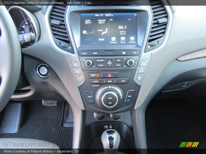 Iron Frost / Gray 2017 Hyundai Santa Fe Limited Ultimate
