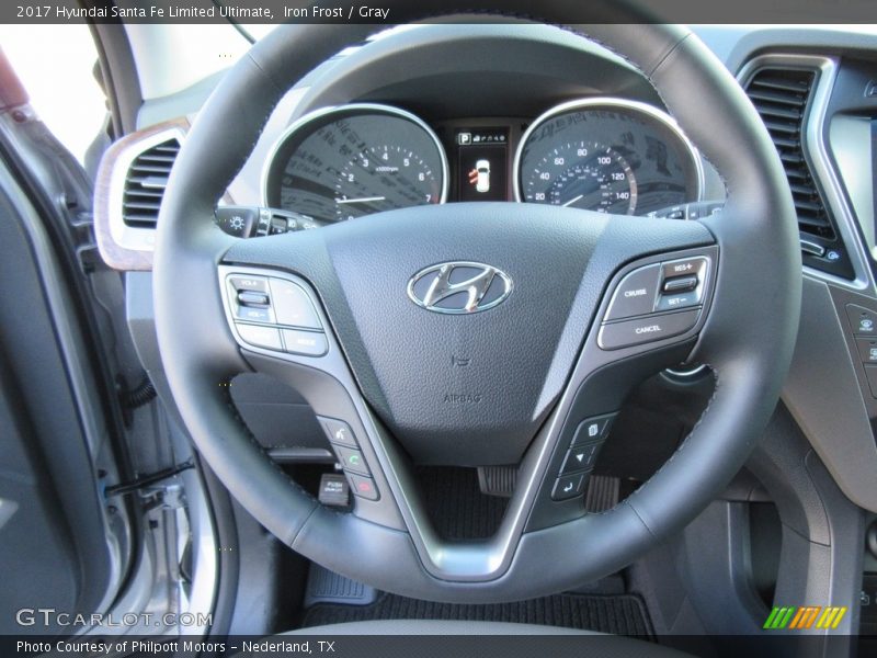 Iron Frost / Gray 2017 Hyundai Santa Fe Limited Ultimate