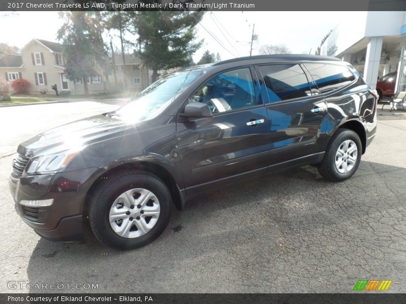 Tungsten Metallic / Dark Titanium/Light Titanium 2017 Chevrolet Traverse LS AWD
