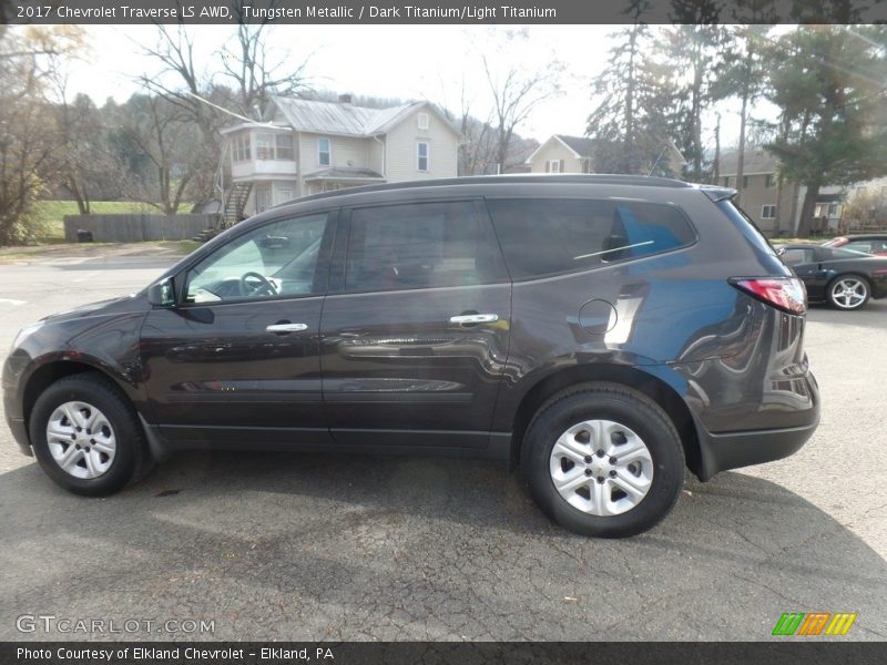 Tungsten Metallic / Dark Titanium/Light Titanium 2017 Chevrolet Traverse LS AWD