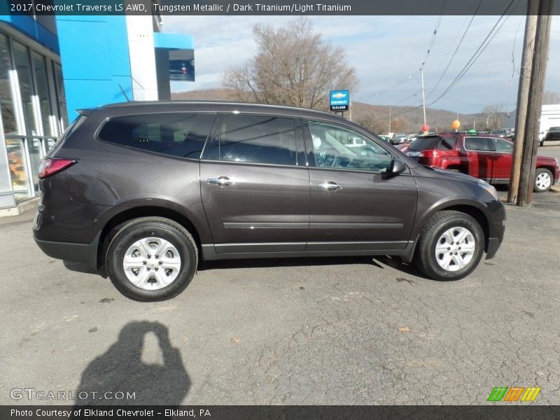 Tungsten Metallic / Dark Titanium/Light Titanium 2017 Chevrolet Traverse LS AWD