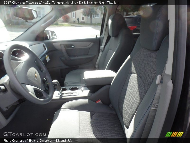 Tungsten Metallic / Dark Titanium/Light Titanium 2017 Chevrolet Traverse LS AWD
