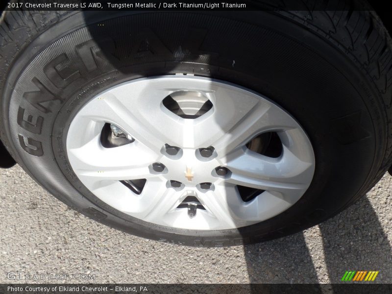 Tungsten Metallic / Dark Titanium/Light Titanium 2017 Chevrolet Traverse LS AWD