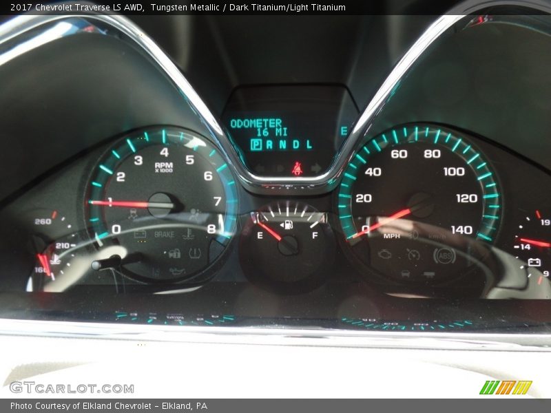 Tungsten Metallic / Dark Titanium/Light Titanium 2017 Chevrolet Traverse LS AWD