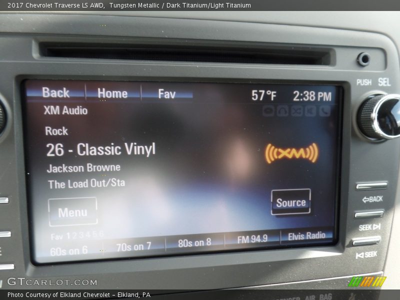 Tungsten Metallic / Dark Titanium/Light Titanium 2017 Chevrolet Traverse LS AWD