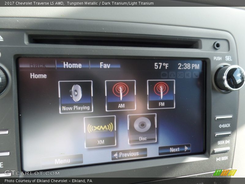 Tungsten Metallic / Dark Titanium/Light Titanium 2017 Chevrolet Traverse LS AWD