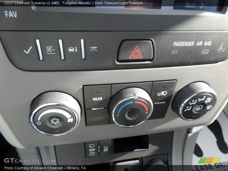 Tungsten Metallic / Dark Titanium/Light Titanium 2017 Chevrolet Traverse LS AWD