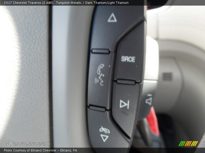 Tungsten Metallic / Dark Titanium/Light Titanium 2017 Chevrolet Traverse LS AWD