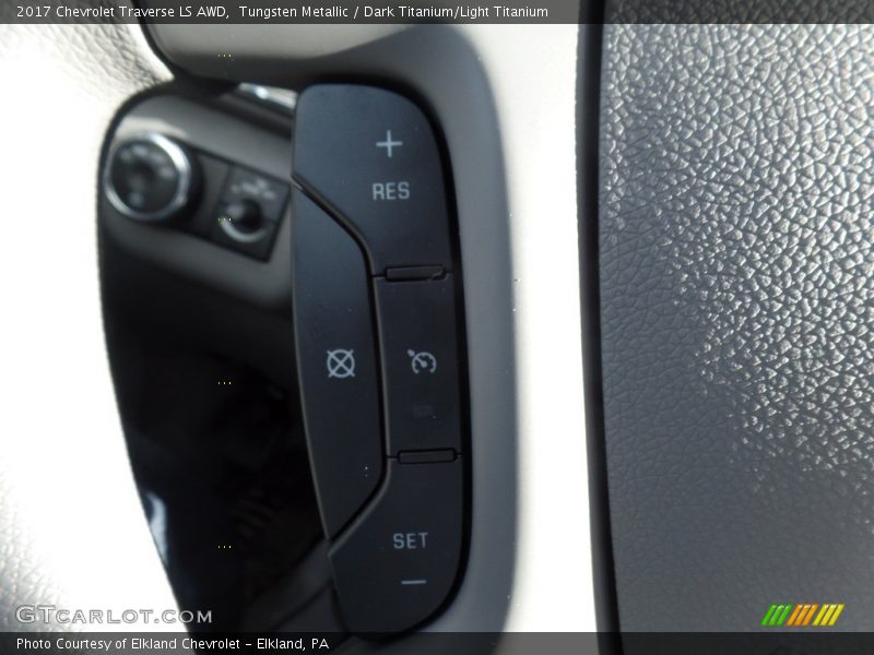 Tungsten Metallic / Dark Titanium/Light Titanium 2017 Chevrolet Traverse LS AWD