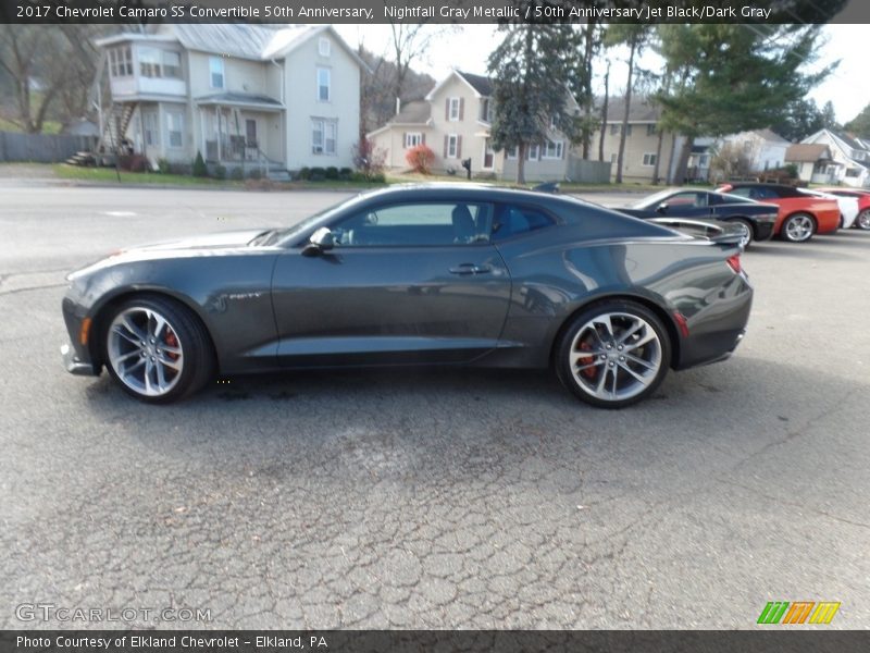 Nightfall Gray Metallic / 50th Anniversary Jet Black/Dark Gray 2017 Chevrolet Camaro SS Convertible 50th Anniversary