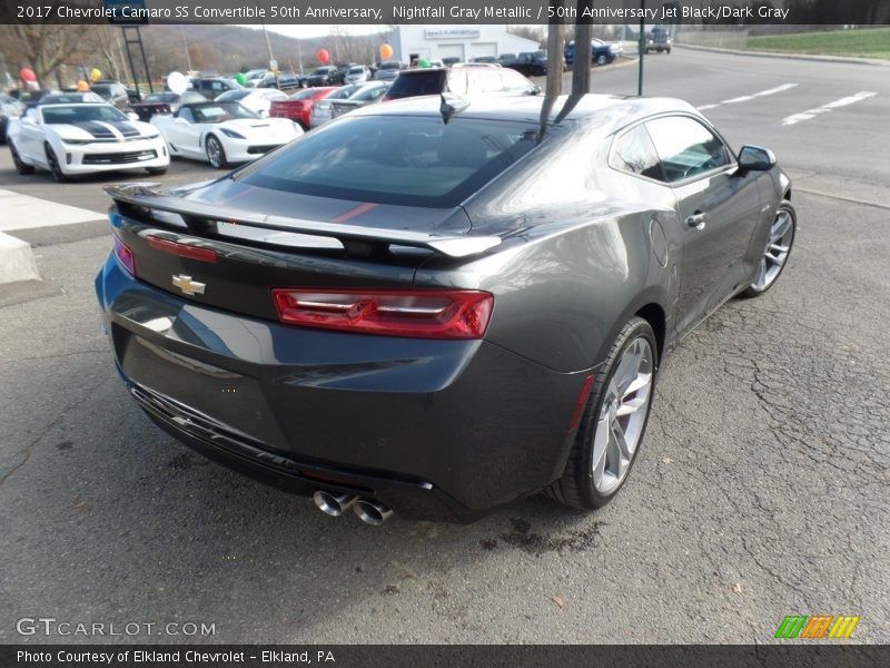 Nightfall Gray Metallic / 50th Anniversary Jet Black/Dark Gray 2017 Chevrolet Camaro SS Convertible 50th Anniversary