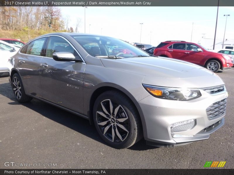 Pepperdust Metallic / Dark Atmosphere/Medium Ash Gray 2017 Chevrolet Malibu LT