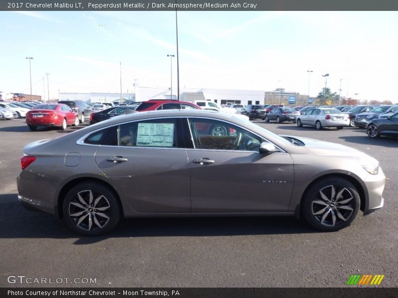 Pepperdust Metallic / Dark Atmosphere/Medium Ash Gray 2017 Chevrolet Malibu LT