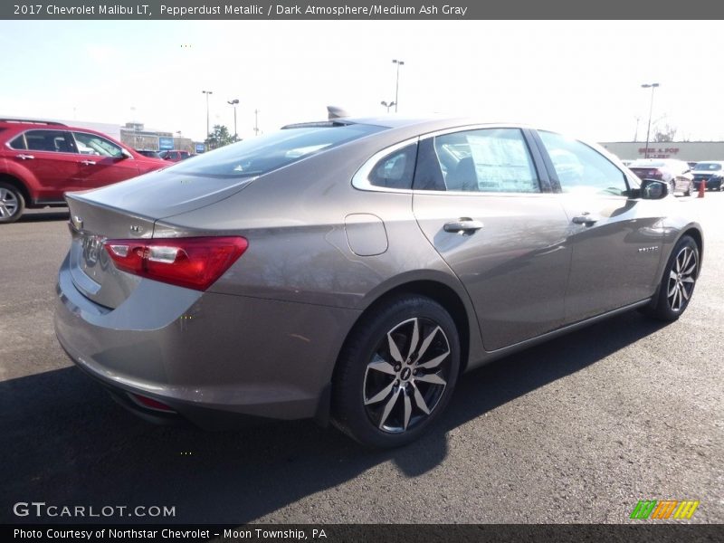 Pepperdust Metallic / Dark Atmosphere/Medium Ash Gray 2017 Chevrolet Malibu LT