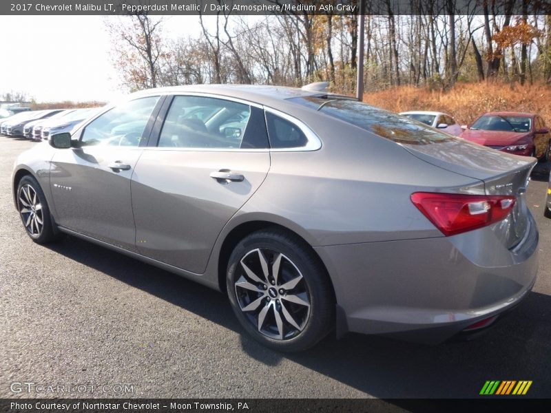 Pepperdust Metallic / Dark Atmosphere/Medium Ash Gray 2017 Chevrolet Malibu LT
