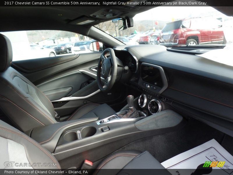 Nightfall Gray Metallic / 50th Anniversary Jet Black/Dark Gray 2017 Chevrolet Camaro SS Convertible 50th Anniversary