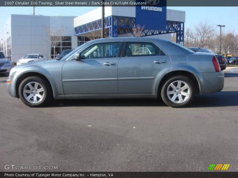 Silver Steel Metallic / Dark Slate Gray/Light Graystone 2007 Chrysler 300 Touring
