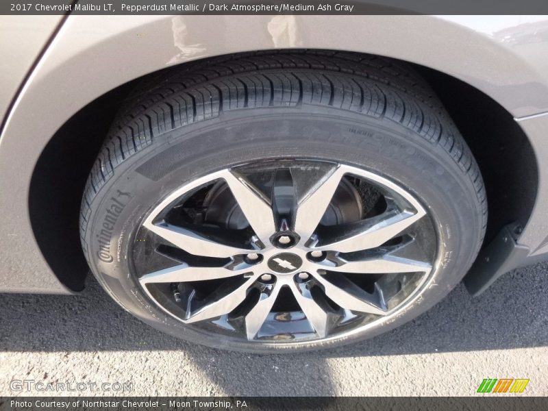 Pepperdust Metallic / Dark Atmosphere/Medium Ash Gray 2017 Chevrolet Malibu LT