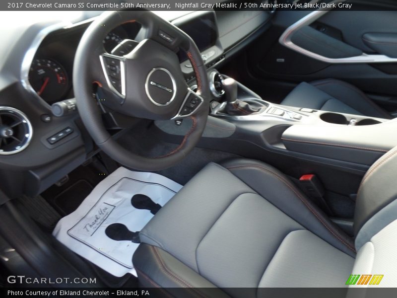 Nightfall Gray Metallic / 50th Anniversary Jet Black/Dark Gray 2017 Chevrolet Camaro SS Convertible 50th Anniversary