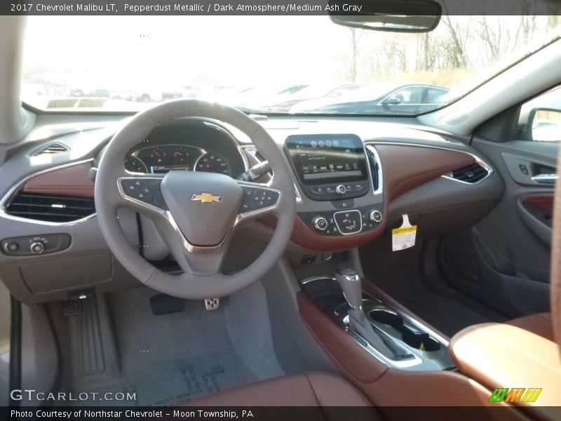 Pepperdust Metallic / Dark Atmosphere/Medium Ash Gray 2017 Chevrolet Malibu LT