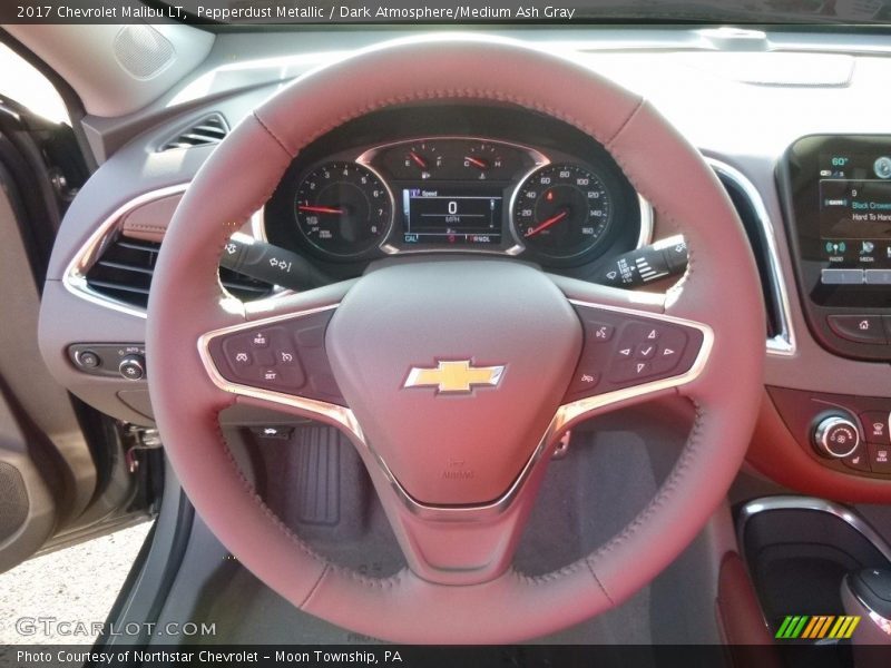 Pepperdust Metallic / Dark Atmosphere/Medium Ash Gray 2017 Chevrolet Malibu LT