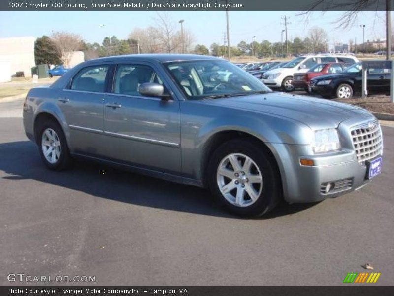 Silver Steel Metallic / Dark Slate Gray/Light Graystone 2007 Chrysler 300 Touring