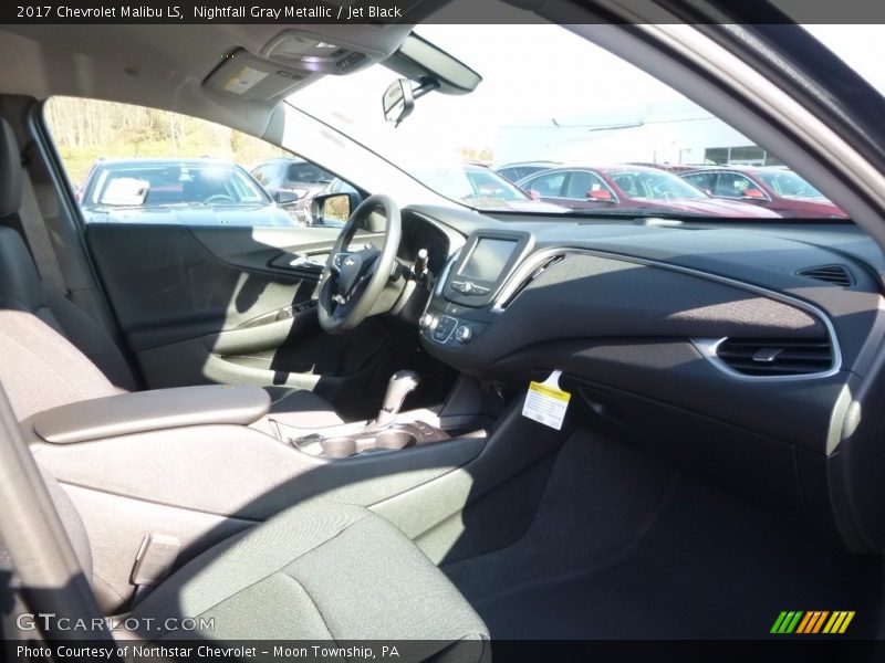 Nightfall Gray Metallic / Jet Black 2017 Chevrolet Malibu LS