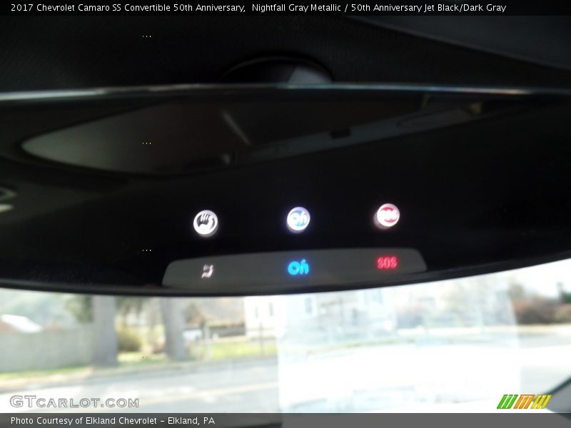 Nightfall Gray Metallic / 50th Anniversary Jet Black/Dark Gray 2017 Chevrolet Camaro SS Convertible 50th Anniversary