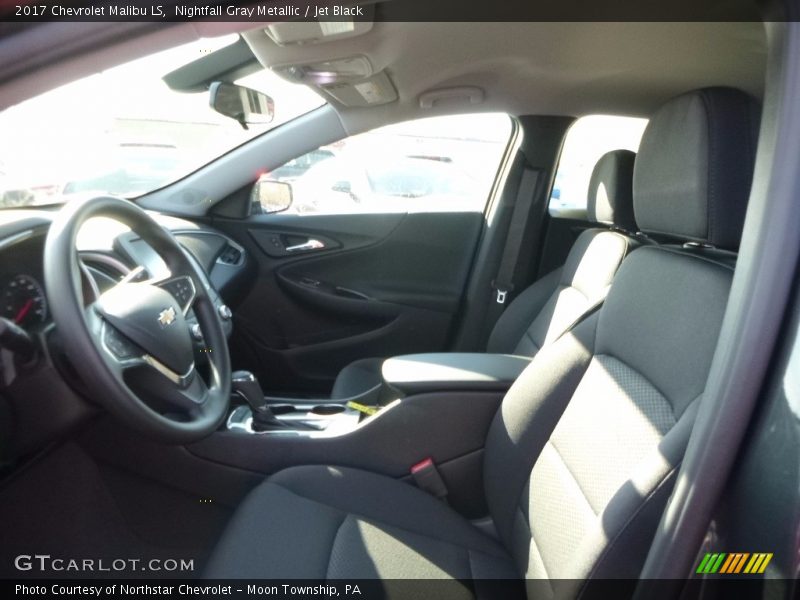 Nightfall Gray Metallic / Jet Black 2017 Chevrolet Malibu LS